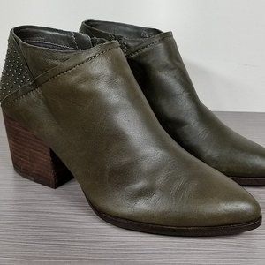 1.State Jelin Bootie, Hunter Leather, Womens Size 7.5 M / 37.5